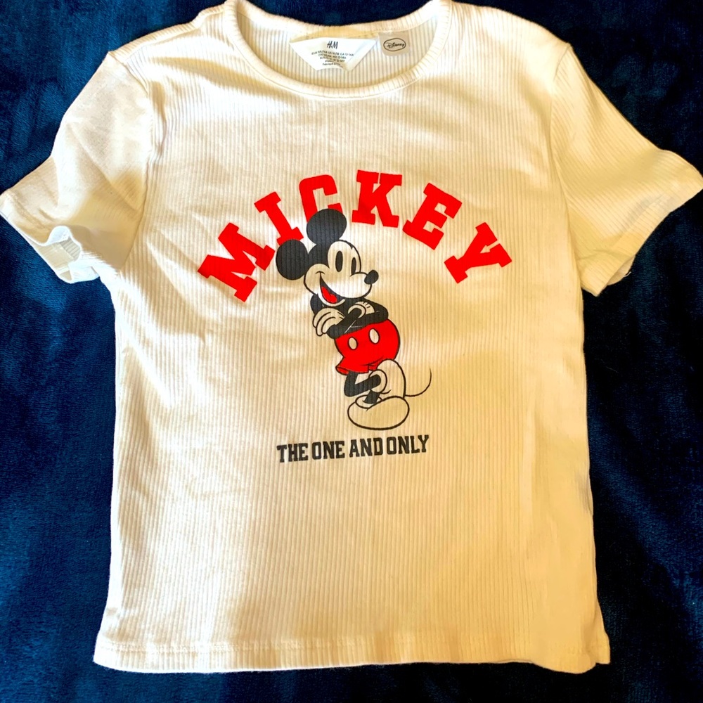 Mickey Mouse T-shirt crop top